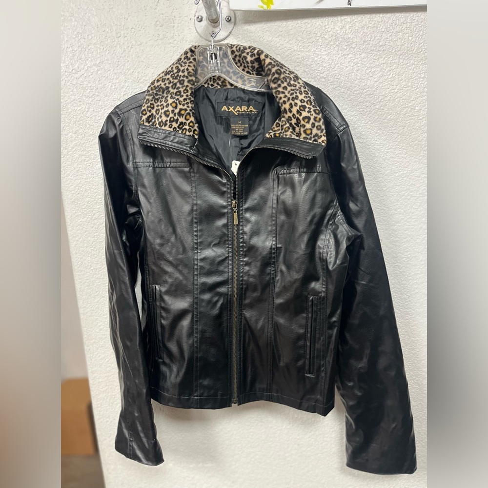Axara New York leather jacket
